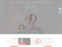 Tablet Screenshot of iamdrjazz.org